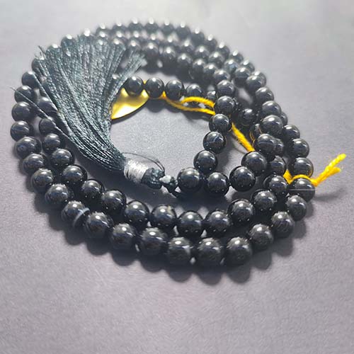 Agate (Black) 4mm Mala